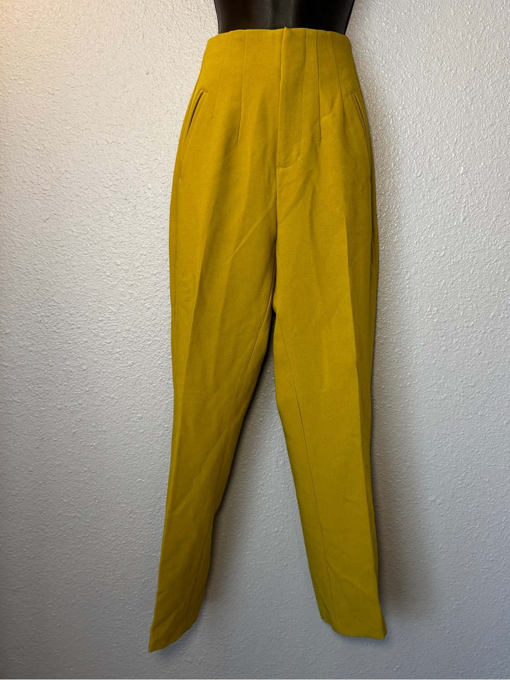 Banana Republic Pants Women Size 2 High Rise Trouser Lime Green Pockets
